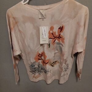Sioni Floral Long Sleeve Top Size XS